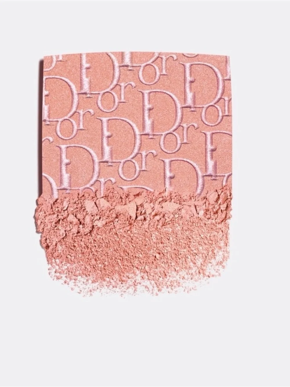 Dior Pink Imprimé Blush Compact with Brush